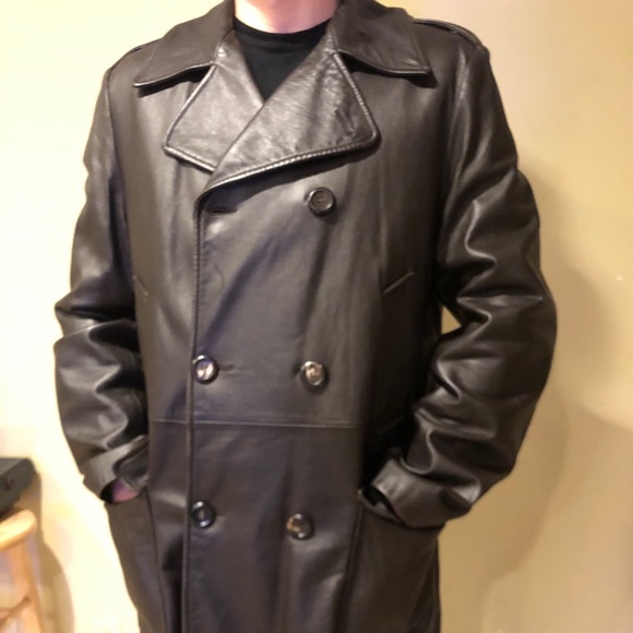 Dolcegabbana Mens Leather Coat | Poshmark